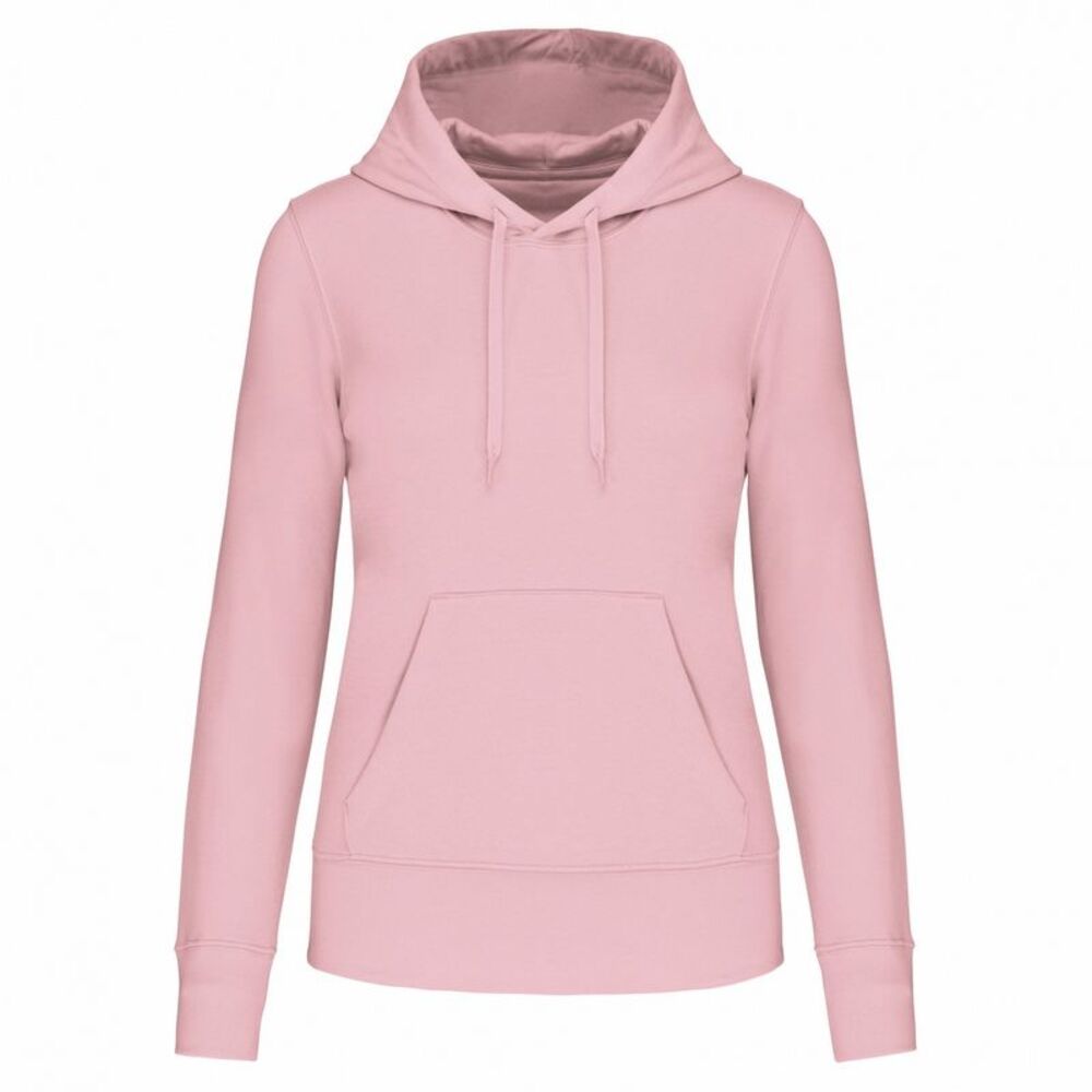 Kariban Womens/Ladies Hoodie / Pale Pink